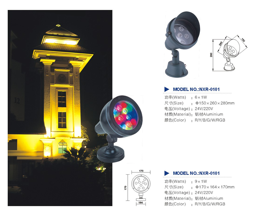 LED泛光灯系列NO：NXR-02343-02376